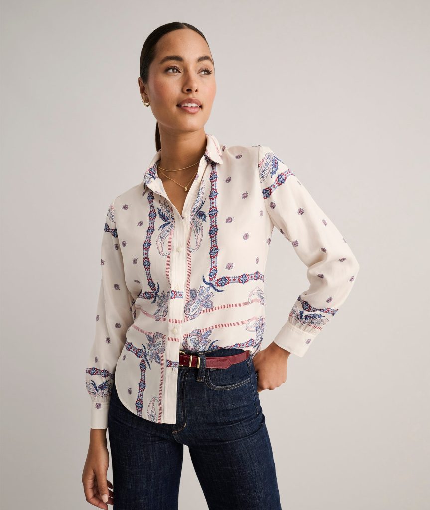 Bandana Print Odette Shirt